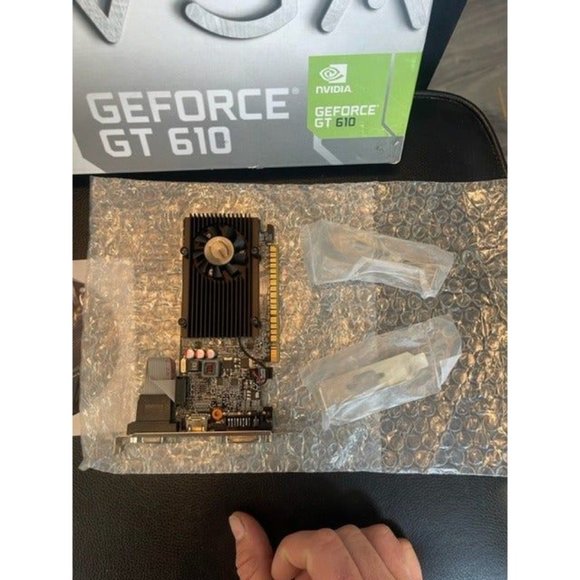 EVGA GeForce GT 610 2048MB DDR3, DVI, Mini-HDMI, Graphics Card (02G-P3-2617-KR) - Picture 1 of 5